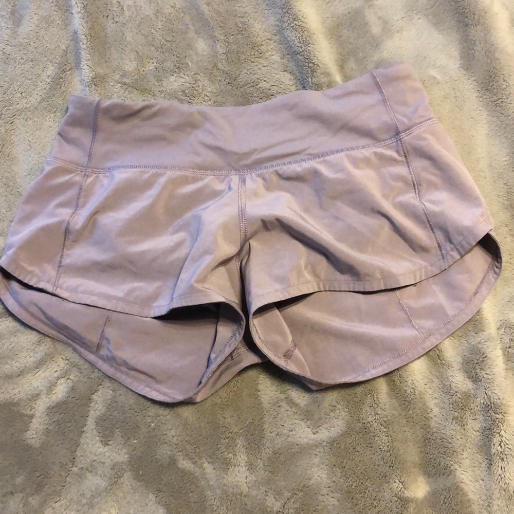 size 2 grey Lululemon shorts